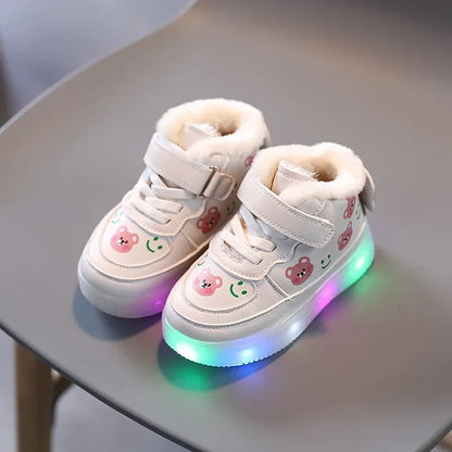 Luna LED Lichtgevende Sneakers voor Kinderen - Comfortabele en Warme Verlichting voor Avondwandelingen en Feestjes