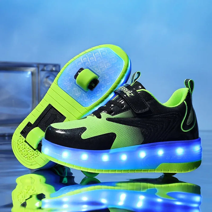 GlowRoller LED Wieltjeschoenen voor Kinderen – Verlichte Fun en Beweging