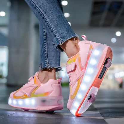 GlowRoller LED Wieltjeschoenen voor Kinderen – Verlichte Fun en Beweging