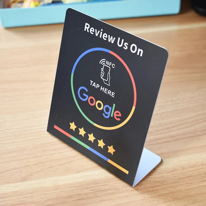 ReviewBoost NFC Google Review Kaart - Verzamelen van Klantfeedback Snel en Eenvoudig