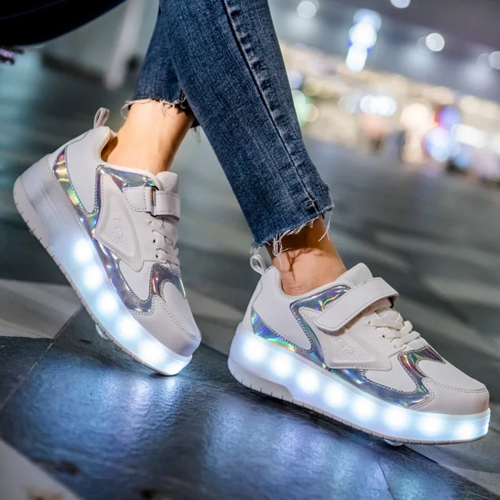 GlowRoller LED Wieltjeschoenen voor Kinderen – Verlichte Fun en Beweging