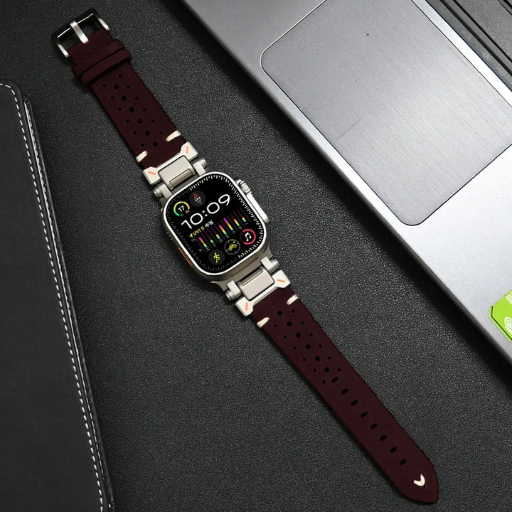 Echte Leren Apple Watch Band – Stijlvolle & Duurzame Horlogeband voor Jouw Apple Watch