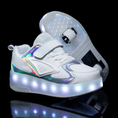 GlowRoller LED Wieltjeschoenen voor Kinderen – Verlichte Fun en Beweging