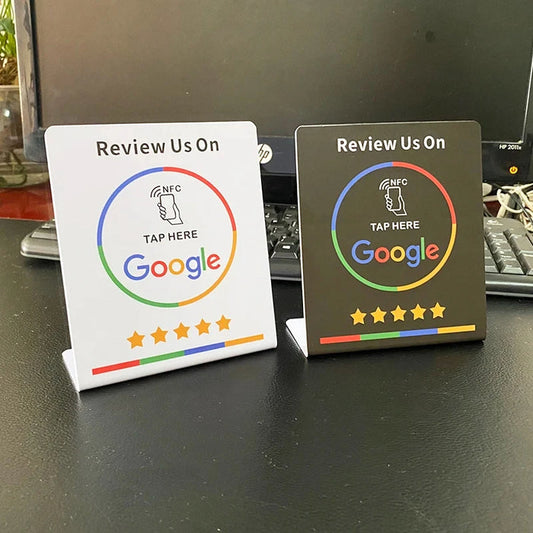 ReviewBoost NFC Google Review Kaart - Verzamelen van Klantfeedback Snel en Eenvoudig