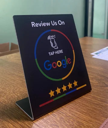 ReviewBoost NFC Google Review Kaart - Verzamelen van Klantfeedback Snel en Eenvoudig