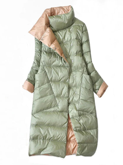 Lange Puffer Dons Winterjas Voor Dames - NORDELLE