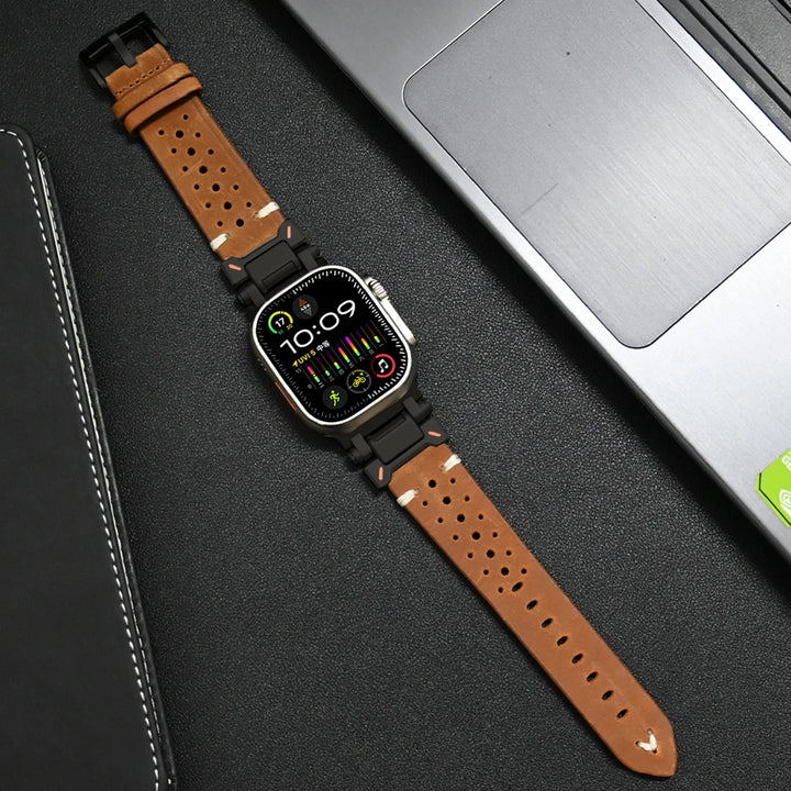 Echte Leren Apple Watch Band – Stijlvolle & Duurzame Horlogeband voor Jouw Apple Watch