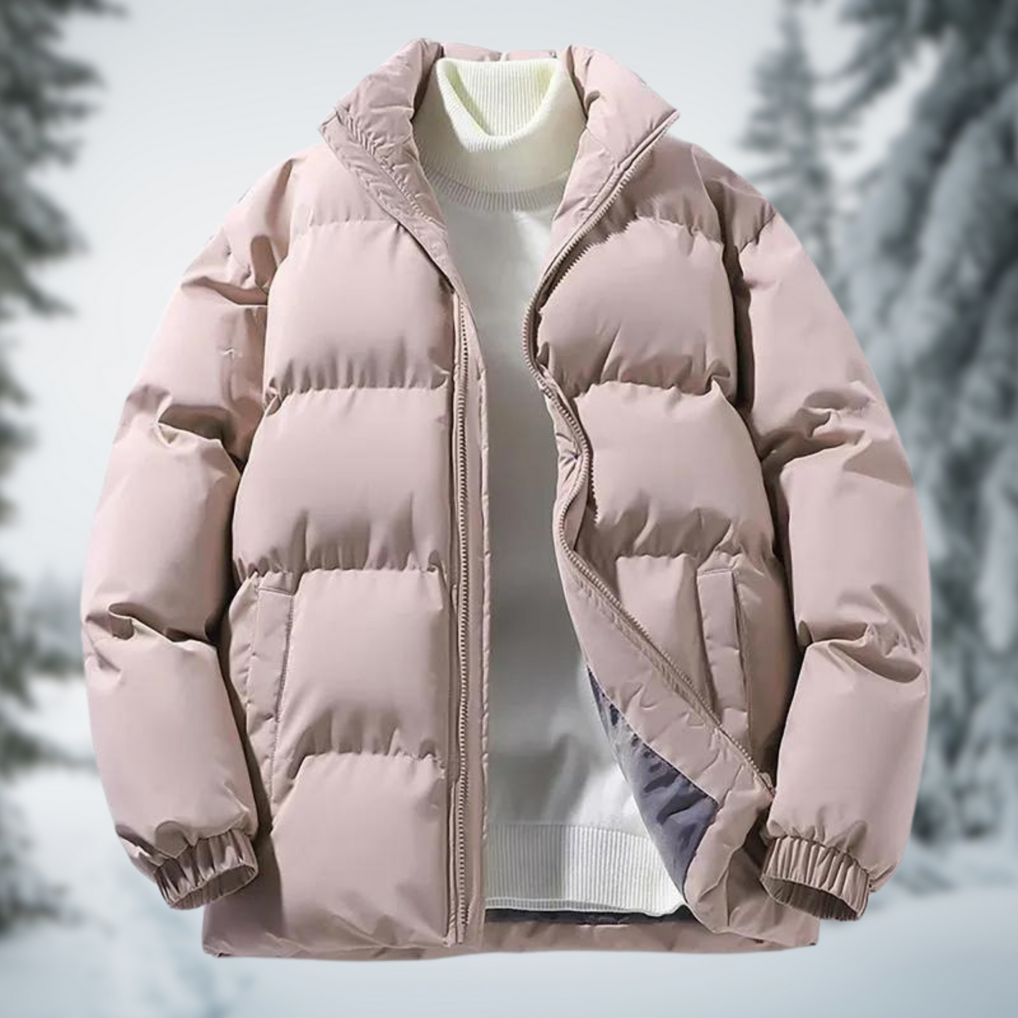 Comfortabele Losse Puffer Winterjas Voor Heren -  JACK