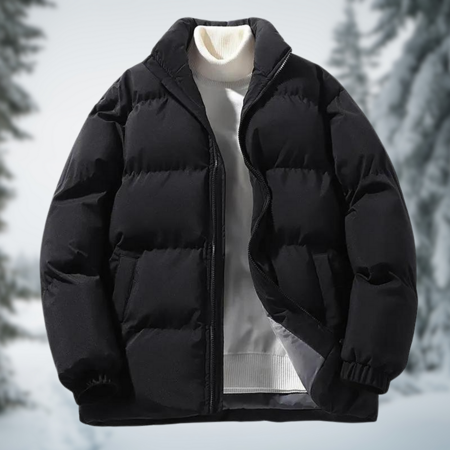 Comfortabele Losse Puffer Winterjas Voor Heren -  JACK