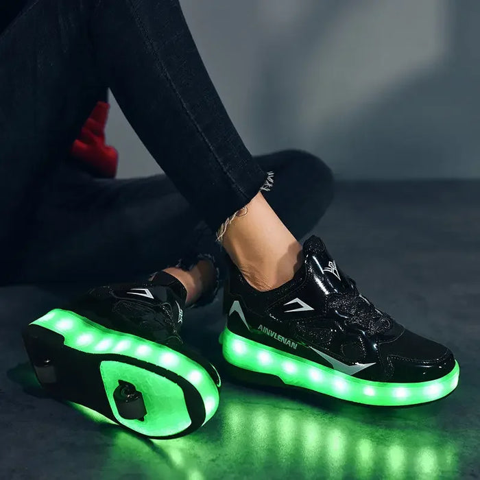 GlowRoller LED Wieltjeschoenen voor Kinderen – Verlichte Fun en Beweging