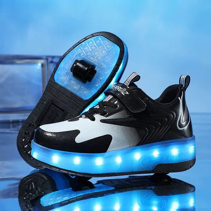 GlowRoller LED Wieltjeschoenen voor Kinderen – Verlichte Fun en Beweging