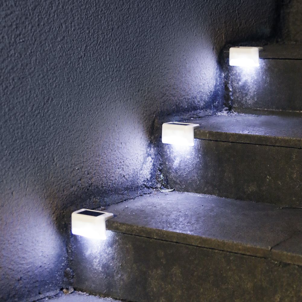 SolarGlow LED Lampen – 4 Stuks Sfeervolle Tuinverlichting op Zonne-energie, IP44 Waterdicht, Diverse Kleuren voor Buiten en Trappen