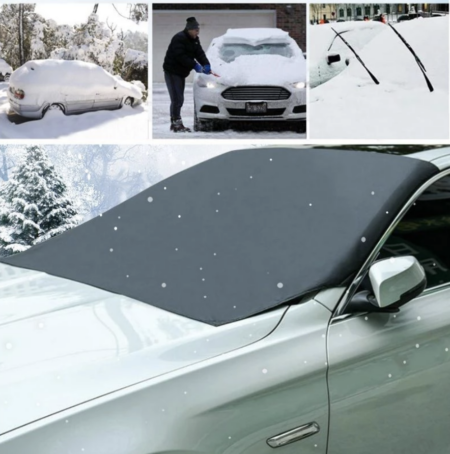 FrostGuard Magnetische Auto Voorruit Hoes – Beschermt Tegen Vorst, IJs, Sneeuw en Stof