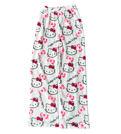 Hello Kitty Dames Pyjamabroek - Speels Comfort voor Dromerige Nachten