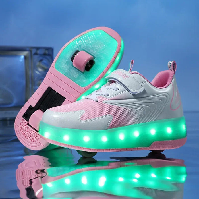 GlowRoller LED Wieltjeschoenen voor Kinderen – Verlichte Fun en Beweging