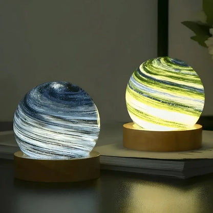 CosmoSphere - 3D Miniplaneet Lamp - Unieke Sfeerverlichting