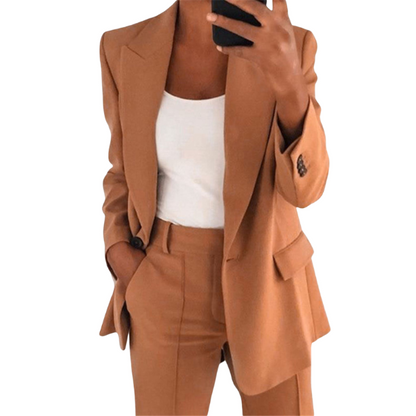 Chique Blazer en Broek Set Voor Dames - Zara