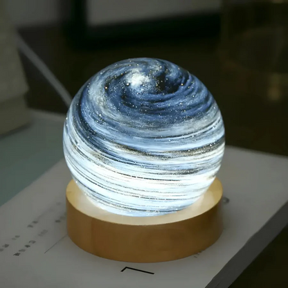 CosmoSphere - 3D Miniplaneet Lamp - Unieke Sfeerverlichting