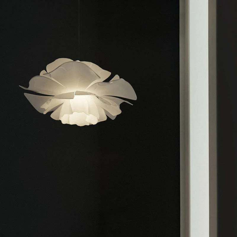 Design Hanglamp Bloem Wit Metaal - Sophia