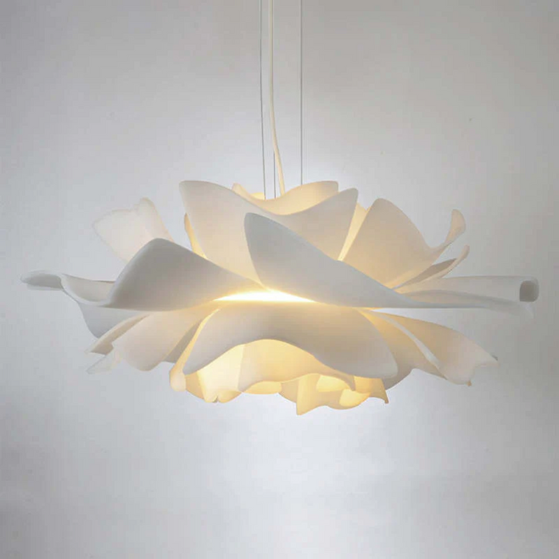 Design Hanglamp Bloem Wit Metaal - Sophia