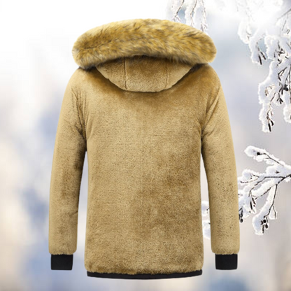 Warme Winterparka Winterjas Voor Heren Met Capuchon Van Bont - NICOLAS