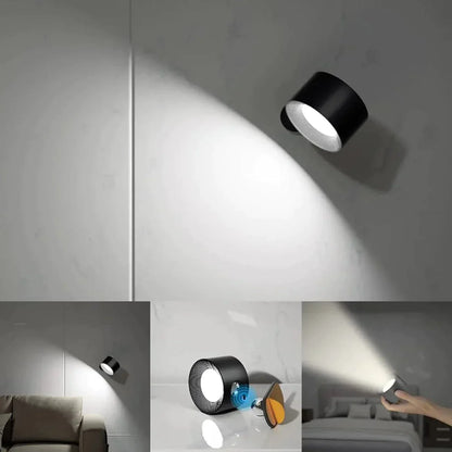 360° wandlamp - Draadloze oplaadbare wandlamp