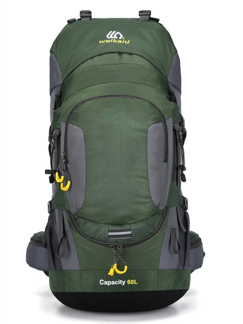 TrailMaster 60L Backpack – Waterdichte Rugzak voor Avontuurlijke Reizen