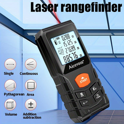 MeasurePro - Digitale Laser Afstandsmeter tot 120M voor Precieze Metingen