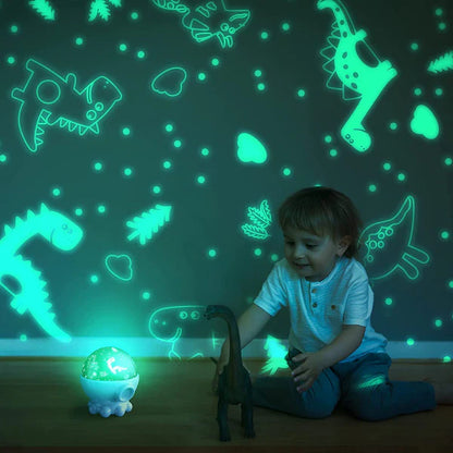 StarDino LED Nachtlamp – Dinosaurus met Oceaan & Sterrenhemel Projectie