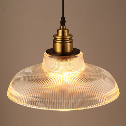 LoftVintage Industriële Glazen Hanglamp – Retro Antiek Armatuur voor Bar en Woonkamer