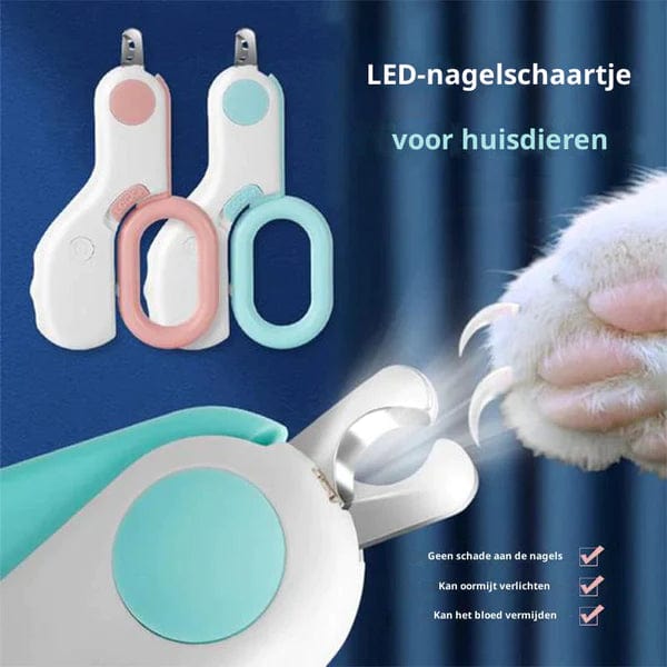 PetTrim Nagelschaar met Licht – Veilig en Gemakkelijk Trimmen voor je Huisdier