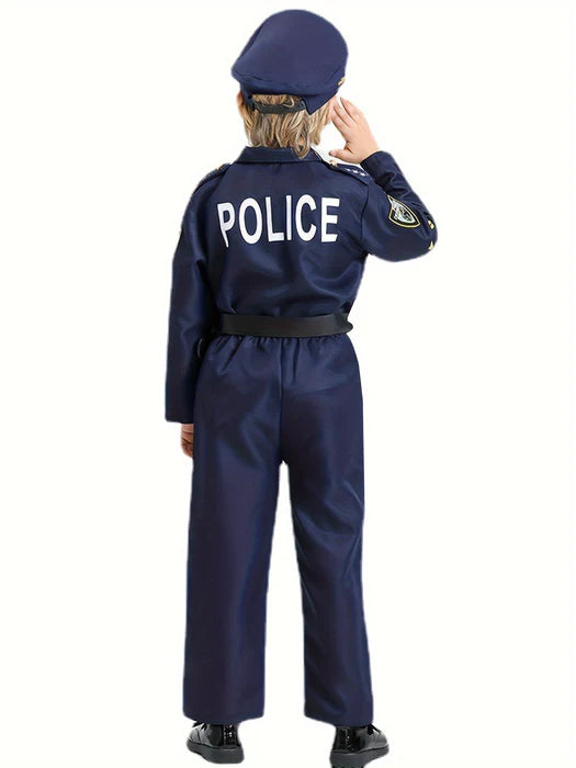 Dappere Politie Outfit voor Kinderen - Perfect voor Carnaval en Feesten