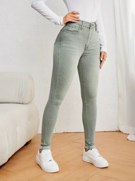 Dames Skinny Jeans – Casual, Stretch Denim, Tijdloos & Comfortabel voor Elke Gelegenheid