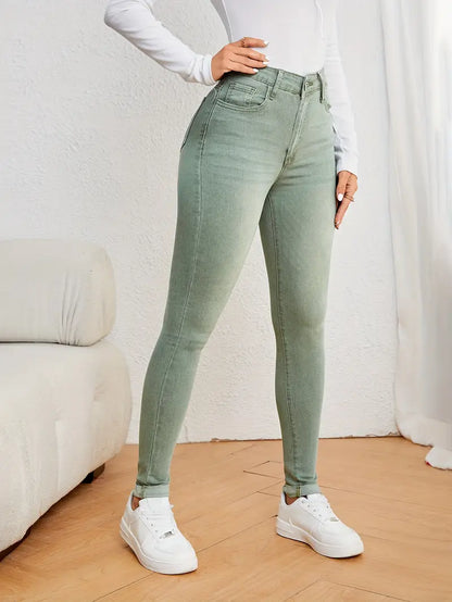 Dames Skinny Jeans – Casual, Stretch Denim, Tijdloos & Comfortabel voor Elke Gelegenheid