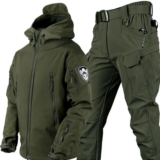 StormShield - Beschermende Wind- en Waterdichte Outdoor Jack en Broek Set