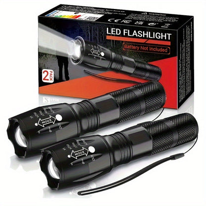 LED-Zaklantaarns – Hoge Lumen, Zoombaar, Handheld voor Kamperen & Noodgevallen