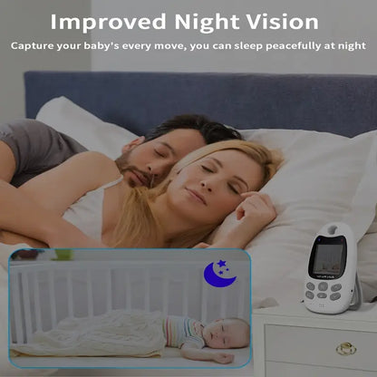 LittleGuard Baby Monitor – Draadloze Video & Audio Babyfoon met Nachtzicht en Tweewegcommunicatie