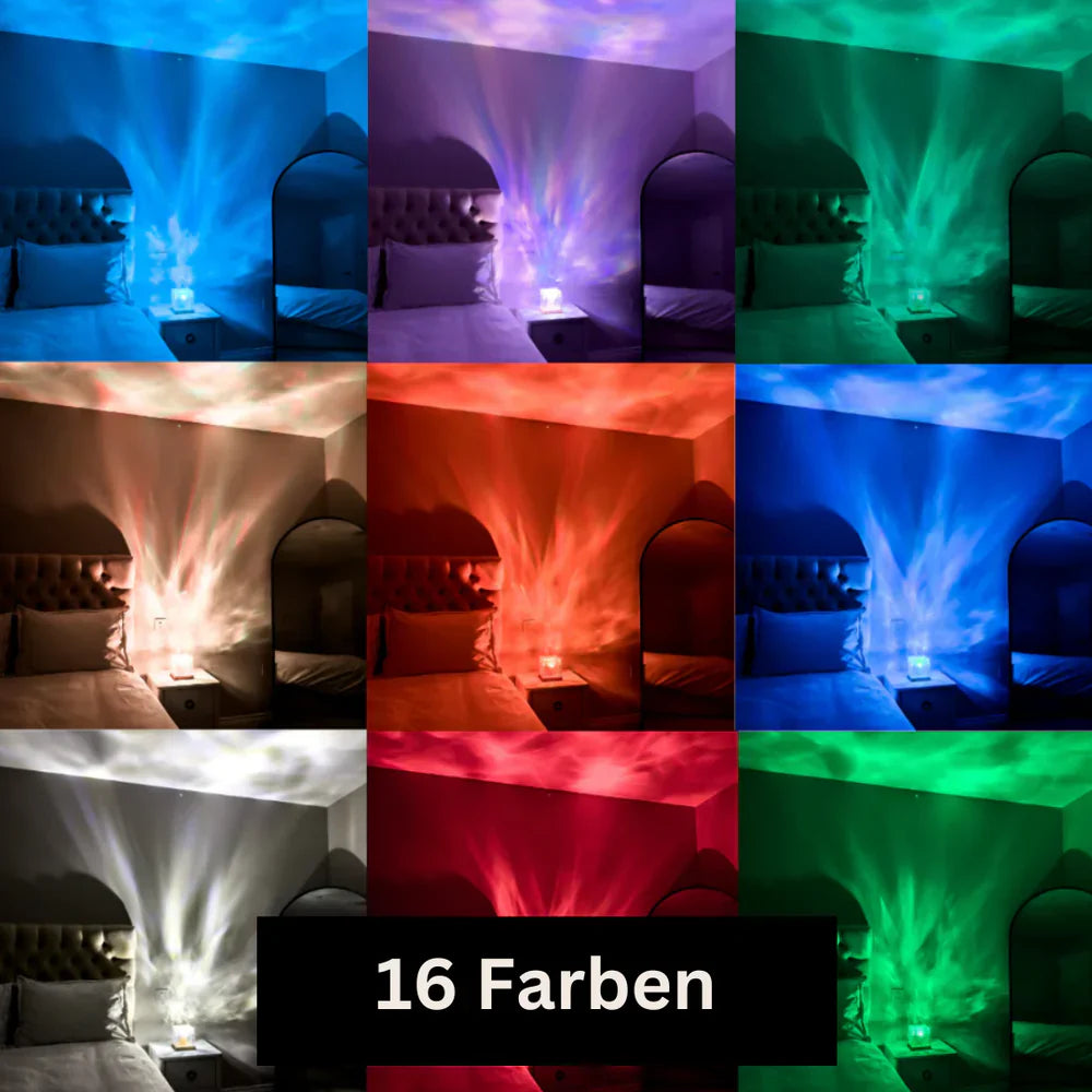 AuroraGlow Noorderlicht Lamp – 16 Kleuren voor een Magische Sfeer in je Huis