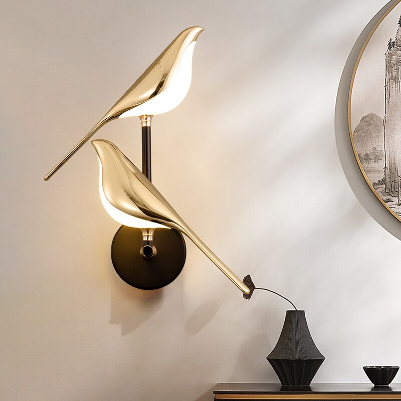 MrBird - Moderne wandlamp in de vorm van vogels