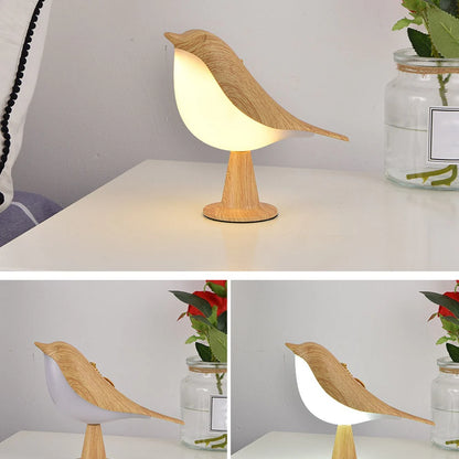 Aviara - Elegante wandlamp in vogelvorm Met Hout