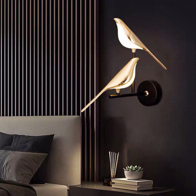 MrBird - Moderne wandlamp in de vorm van vogels