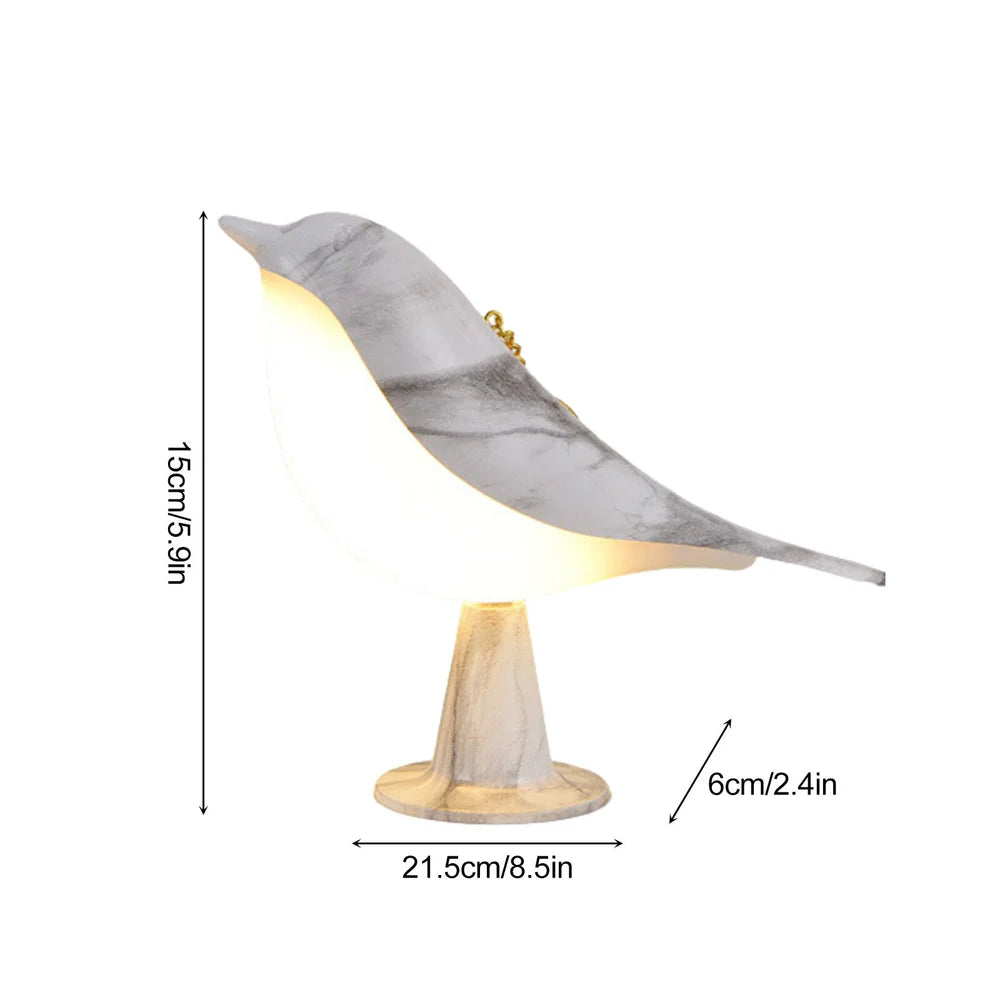 Aviara - Elegante wandlamp in vogelvorm Met Hout