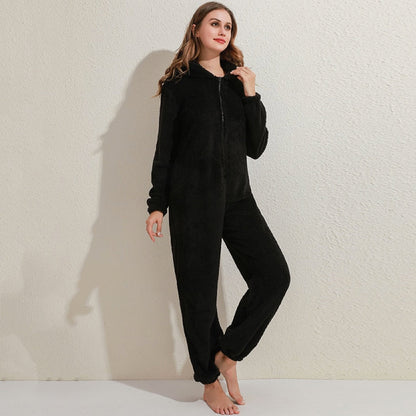 Lola Comfort Onesie - Superzachte Fleece met Schattige Berenoortjes voor Gezelligheid en Stijl