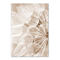 Beige Gras Boho Canvas - Natuurlijke Wanddecoratie