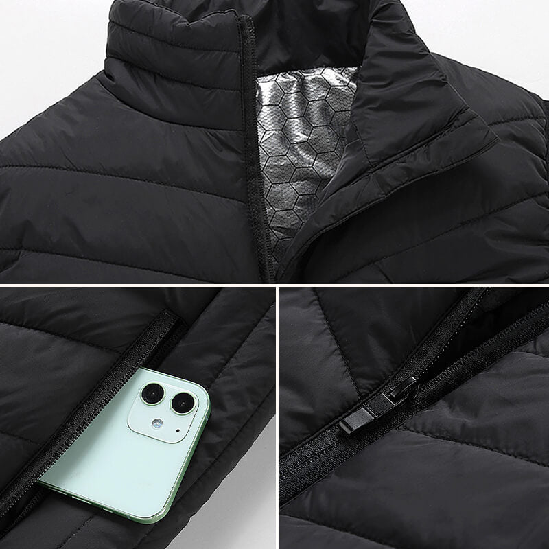 ThermoWarm Unisex Verwarmde Bodywarmer met Oplaadbare Batterij – Perfect voor de Koude Winterdagen